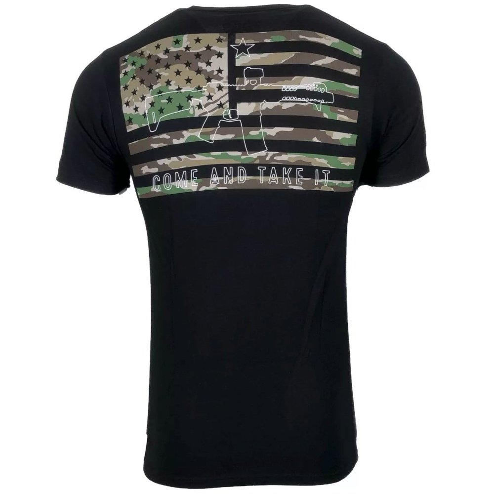 Howitzer Style Men's T-Shirt TRY IT Black Military